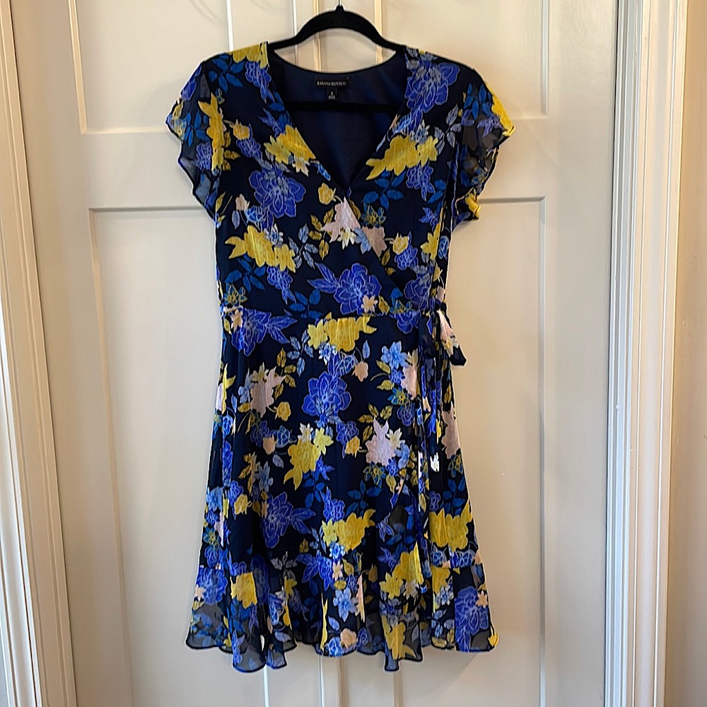 Banana Republic Floral Dress Size 8